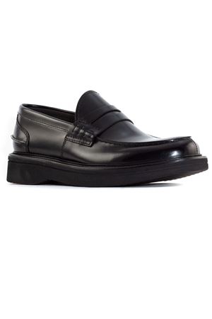 Black shiny leather loafer GREEN GEORGE | 2024NERO